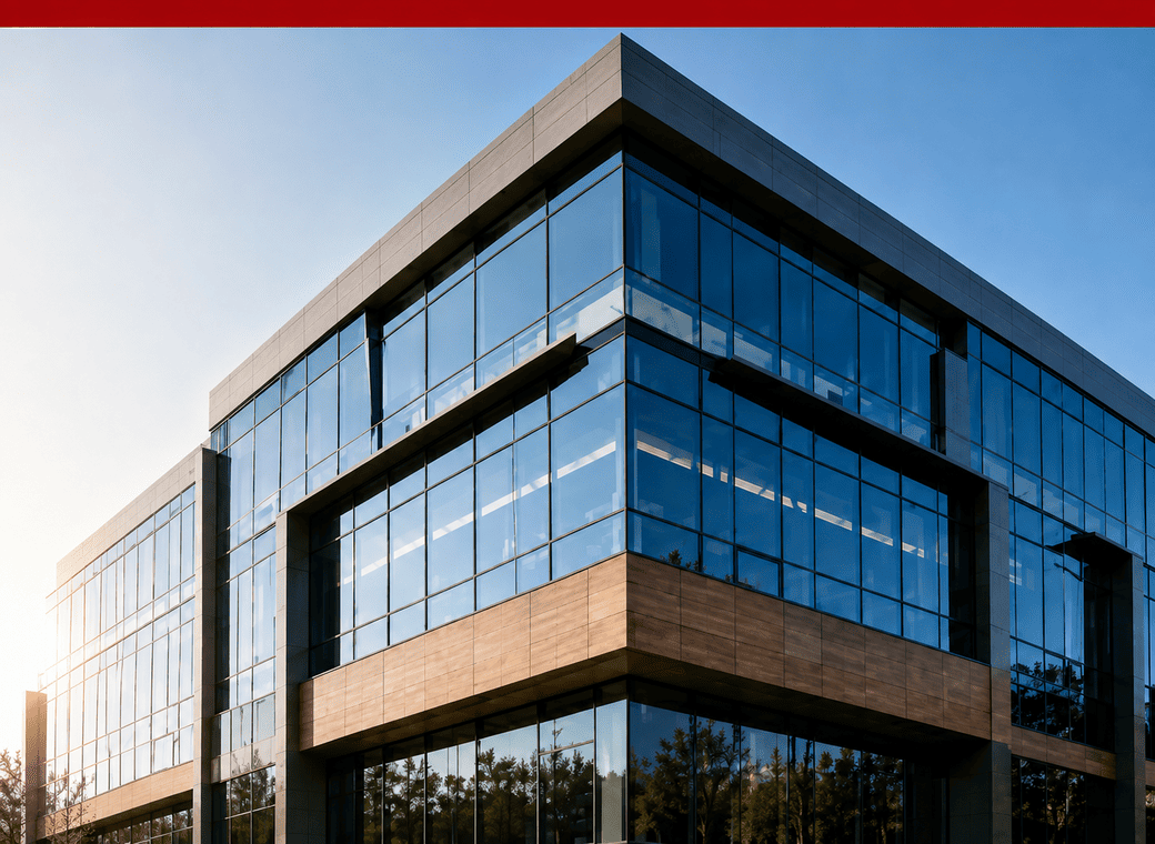 Commercial office building representing business insurance in San Antonio